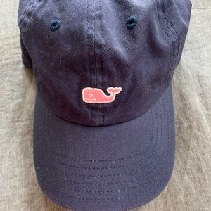 Vineyard Vines Baseball Hat in Navy and Pink